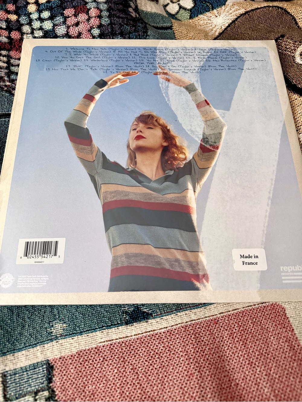Taylor Swift - 1989 (Taylor's Version) Sunrise Boulevard Yellow Vinyl Edition - Picture 3 of 3